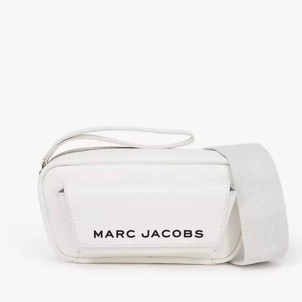 Marc Jacobs White Leather Belt Bag Crossbody Bag - Picture 1 of 8